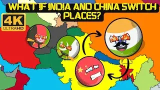 What If India and China Switched Places? 😲 | Countryballs Animation | Armyballs Nutshell