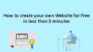 Create a Free Website in less than 5 minutes! #website