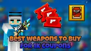 BEST Gallery Weapons To BUY WITH 1k COUPONS in 2023! | Pixel Gun 3d [ HUGE Updated List ]