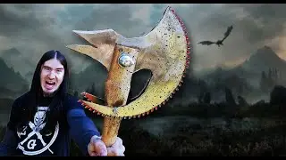 Skyrim Daedric Axe in REAL LIFE! ZGB Style