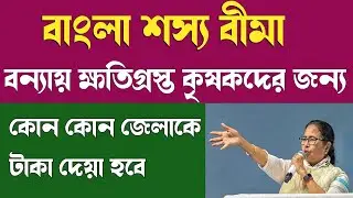 bangla shasya bima new update|কোন কোন জেলাকে টাকা দেয়া হবে|bangla shasya bima news