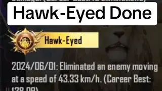 Pubg Mobile Trick to complete No Escape Achievement and Hawk Eye Titles.