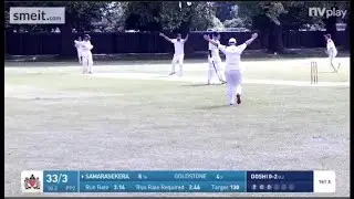 Left Arm Pacer Harshil Doshi impressive bowling in UK Cricket #shorts #uk #englandcricket