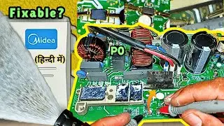This AC PCB Was Water Damaged | Vital Step to Fix Damaged Circuit!
