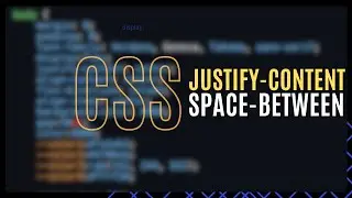 CSS justify-content property (space-between)