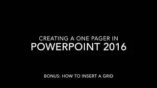 PowerPoint Size & Grid