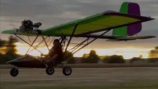 Flightstar ultralight short autumn flight