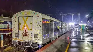 Indian Railways' First Stainless Steel Paintless Antyodaya Express Train! Inaugural Service!