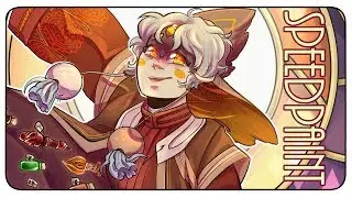 [Dreamy Speedpaint] - Potion Seller - [Clip Studio Paint]