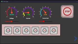 SCADA для БП. HMI for Power Supply. Virtuino IoT.