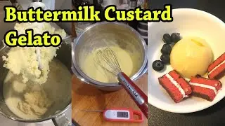 Buttermilk Custard Gelato | Perfect texture without specialty ingredients