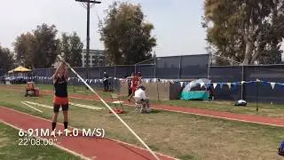 2018 Titan Team Challenge - Jordan Testerman - Long Jump - 6.91m