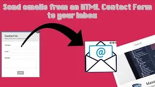 Send emails from an HTML Contact Form to an email.