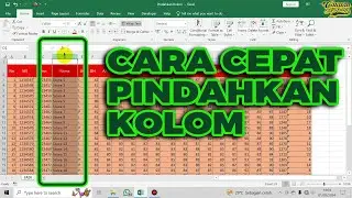 Cara Cepat Memindahkan Kolom Di Micorosoft Excel