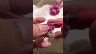Crochet flower #making #crochet #crochetforbeginners #wow #crochetflower #themaking #crocheting #wow