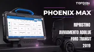 PHOENIX MAX RIPRISTINO AVVIAMENTO ADBLUE FORD TRANSIT 2019