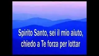 SPIRITO SANTO, SEI IL MIO AIUTO