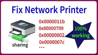 Fix Error Windows Cannot Connect to the Printer | Operation failed with error on Windows 11/10/8/7