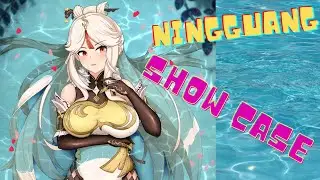 Genshin Impact Ningguang Artifacts Build showcase lvl 90 Dungeon