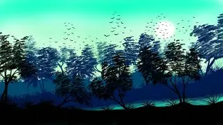 How to draw | blue shine beautiful sky morning draw | easy Draw for ever1@FarjanaDrawingAcademy