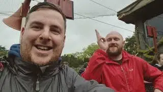 Towers in the rain!