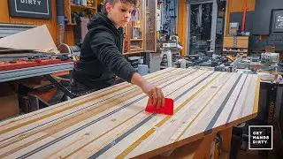 I Made a Table Top Out of Scrap Wood