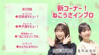 ⭐️第19回目⭐️『まいなとあやののねこうさ日和』