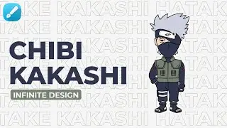 Chibi Kakashi Illustration | Speed Art Infinite Design