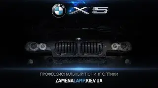 BMW X5 E70 замена штатных линз на биксеноновые 3.0 дюйма