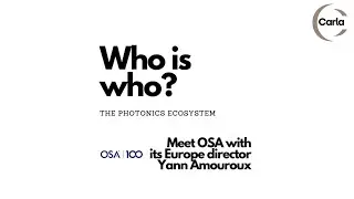 OSA - The photonics ecosystem - CARLA Hub