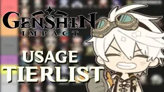 Genshin Impact Roster Usage Tier List  [3rd Anniv. Genshin Impact]