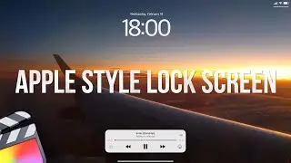 FREE Apple Style Lock Screen Templates for Final Cut Pro | TIP313. 무료 파이널컷 애플 잠금화면 템플릿 공유
