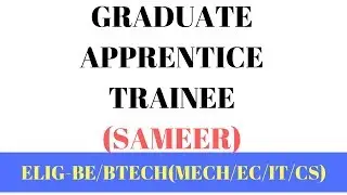 Graduate Apprentice Trainee in Society for Applied Microwave Electronics Engineering & Research