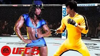 UFC5 Bruce Lee vs Iris Kyle EA Sports UFC 5 - super battle