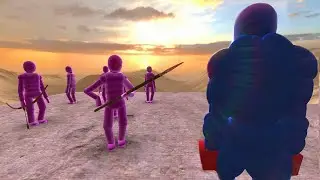 Strongest Boss NPC Fights the Smart AI!With Active Ragdoll Physics-part 4