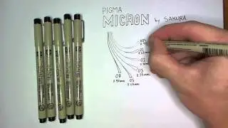 Обзор капиллярных ручек PIGMA MICRON