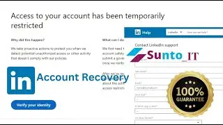 LinkedIn Account Temporarily Restricted Verify Identity solved 2023  LinkedIn account Don't lost