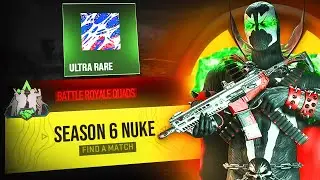 The First Nuke in Season 6 of Warzone (ULTRA RARE CAMO)