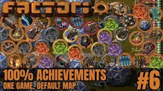 Factorio 100% Achievements | Default Map | #6 Science Automation!