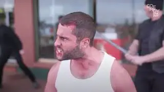 Wog dad goes mad scene (Superwog)
