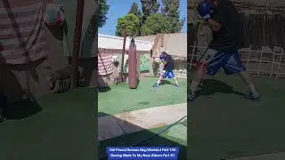 150 Pound Banana Bag Workout Part 175! Boxing Work To My New Album Part 3!!