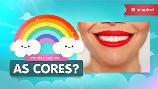 Vamos falar? CORES! Vamos aprender a falar as cores? Compilação com meia hora de músicas educativas!