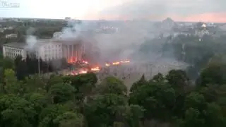 Ukraine - more than 40 Pro-Russians killed by Ukrainian nationalists in Odessa may 2 2014