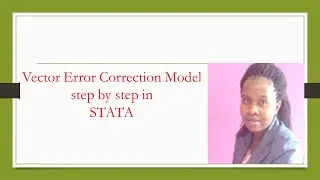 VECM Tutorial. How to Estimate VECM in STATA