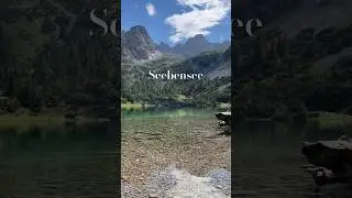 Красивое озеро Австрии Seebensee