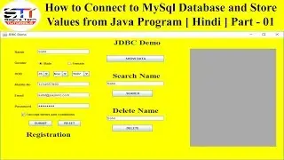 How to Connect to MySQL Database and store values from Java Program Part - 1 | [ Hindi Tutorial ]