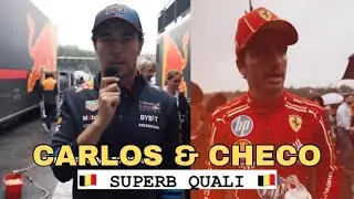 Red Bull’s Sergio Checo Perez Reacts To His Qualifying In Belgium