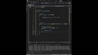 C# LeetCode Challenge: Is the Array Sorted? (Recursion Explained!)