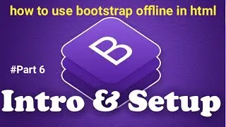 how to use bootstrap offline link in html || bootstrap offline link html webpage || 2022