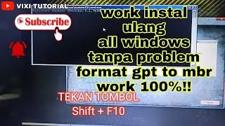 CARA MENGATASI EROR / PROBLEM SAAT MENGINSTAL ULANG ALL WINDOWS | WORK TESTED 100%!!